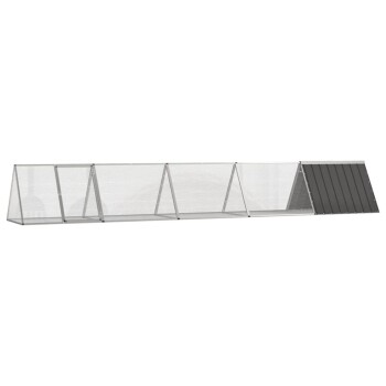 VidaXL Kaninchenkäfig Stahl Verzinkt Hasenstall Kaninchenstall mehrere Auswahl 5,045 m, 80,5 cm, 71 cm Kleintiershop online kaufen